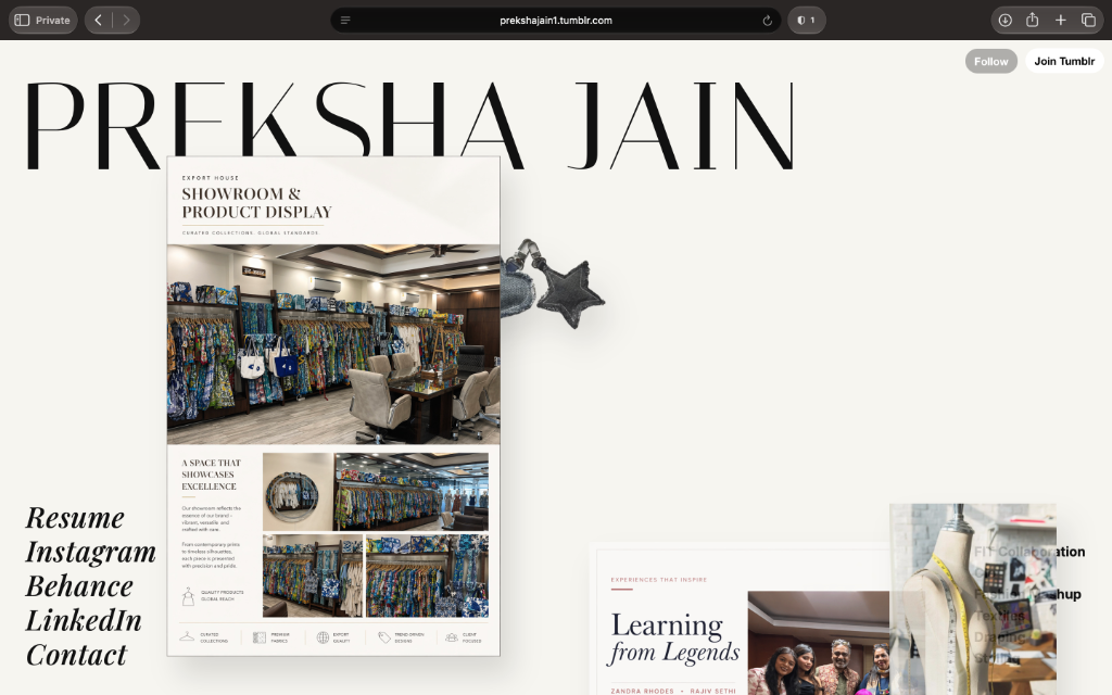 Preksha website mockup by Solicate