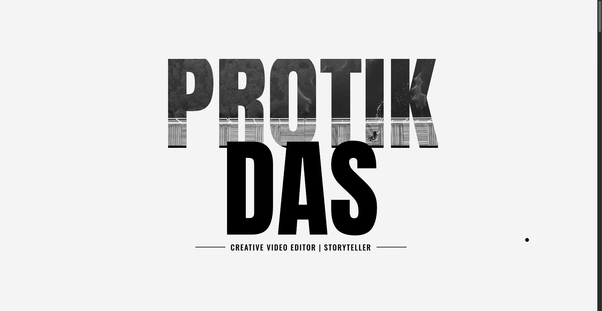 Protik Das website mockup by Solicate